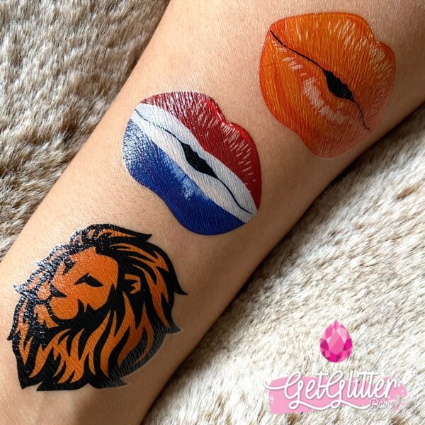 Plak Tattoos Nederlands Elftal
